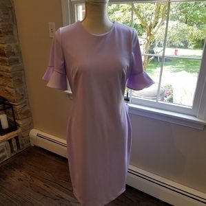 Calvin Klein purple dress size 8 NWT short sleeve